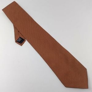 Izod Men's Vintage Orange Silk Necktie